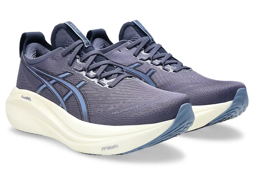 Asics Men's GEL-NIMBUS 27 Running Shoes in Indigo Fog/Denim Blue