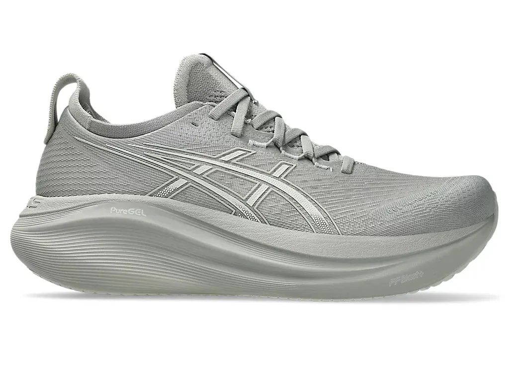 Asics Men's GEL-NIMBUS 27 Running Shoes in Seal Grey/Lake Grey