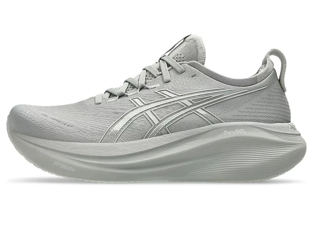 Asics Men's GEL-NIMBUS 27 Running Shoes in Seal Grey/Lake Grey