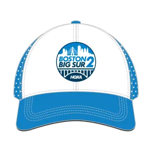 B2BS Trucker - Running Tech- White- Boston 2 Big Sur