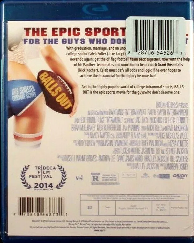 Balls Out Blu-Ray (Free Shipping)