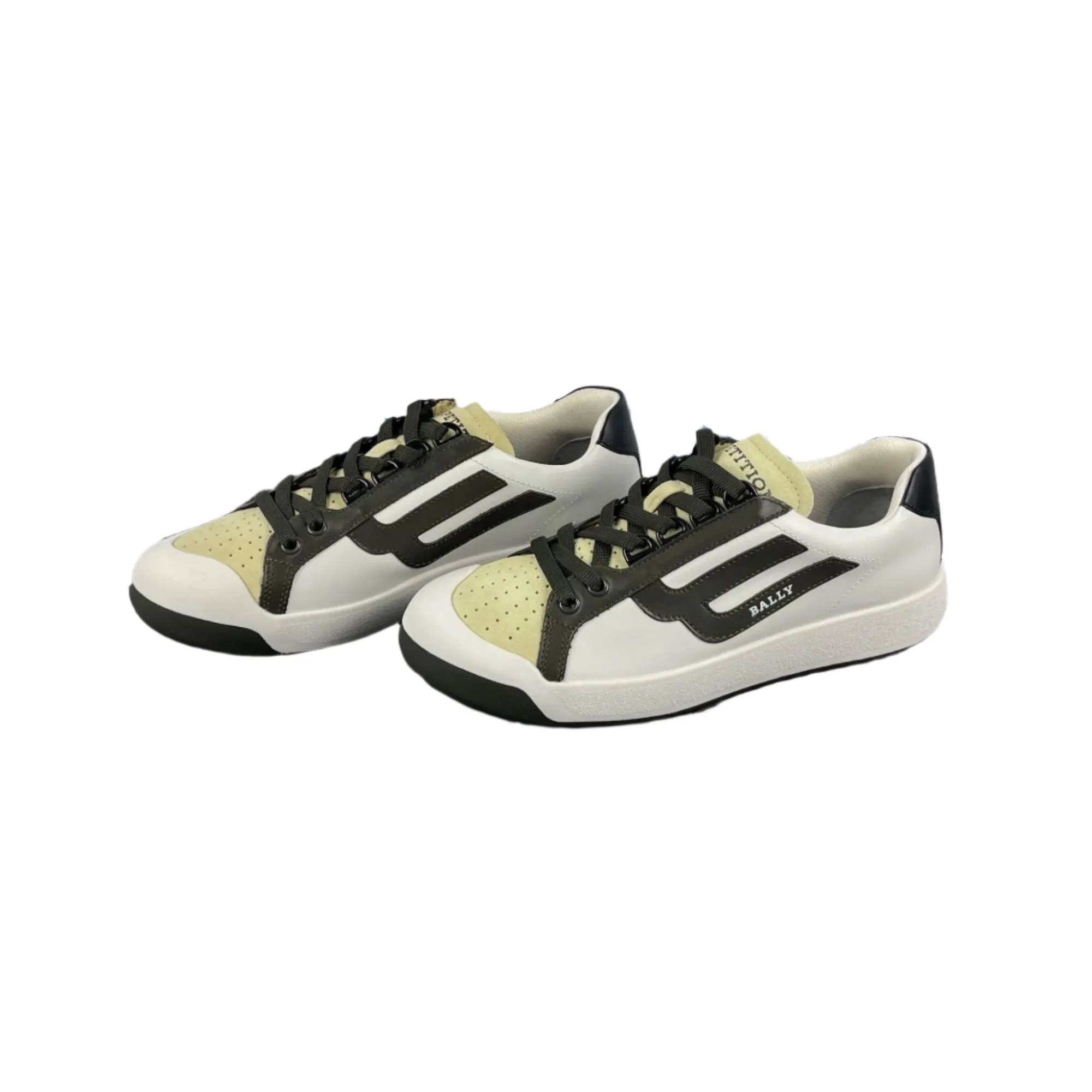 Bally New Competition 256 White Leather Sneakers