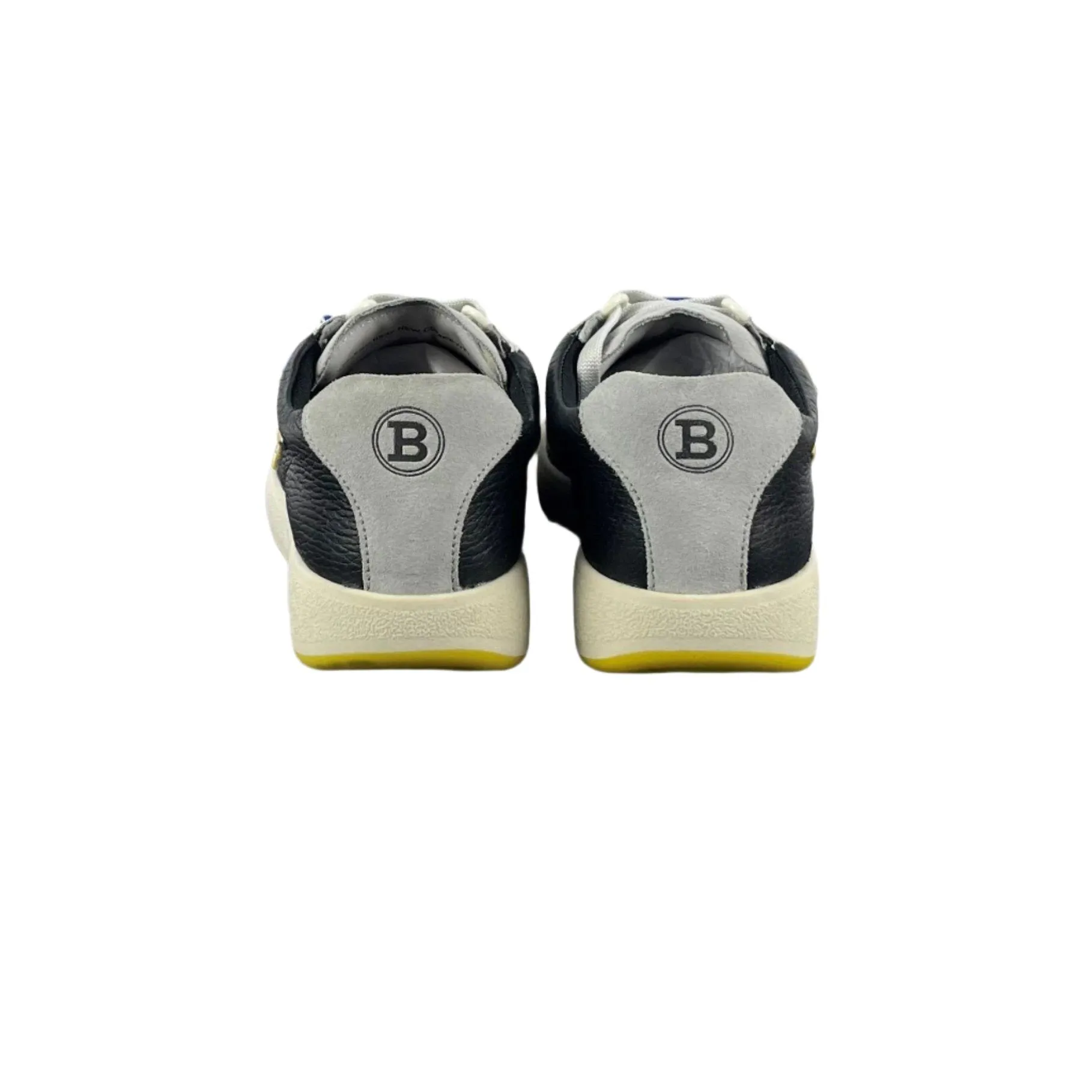 Bally New Competition Black Grained Leather Sneakers