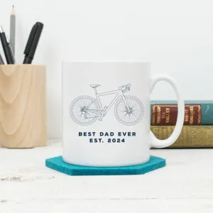 Best Dad Ever Personalised Cycling Mug