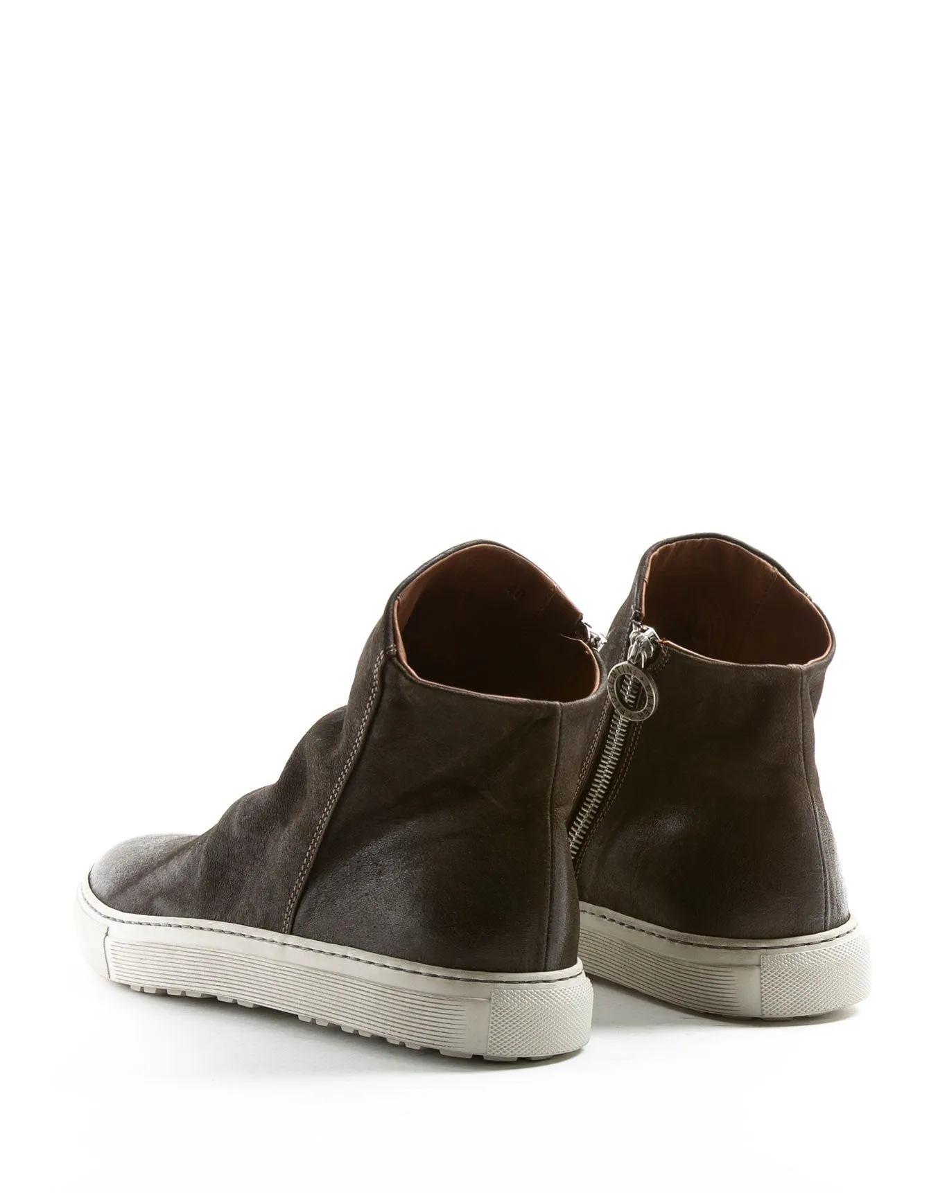 BIEL Brown Leather Sneaker Boots