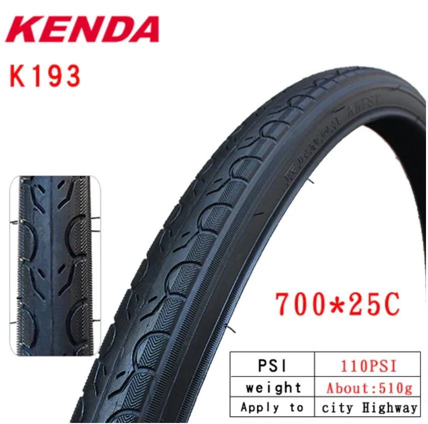 Bike Bicycle Tyre - Kenda K193, 700C x 25C