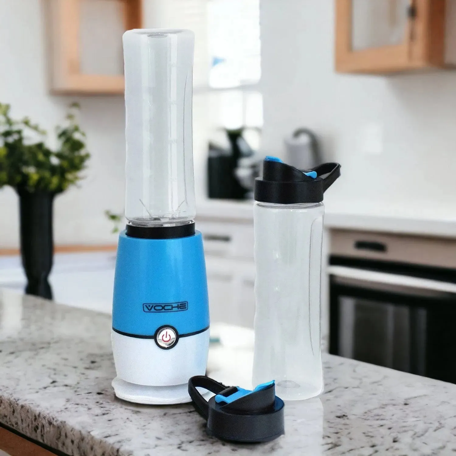 Blue Shake & Take Multi Blender Fruit Smoothie Maker Juicer plus Sports Bottles