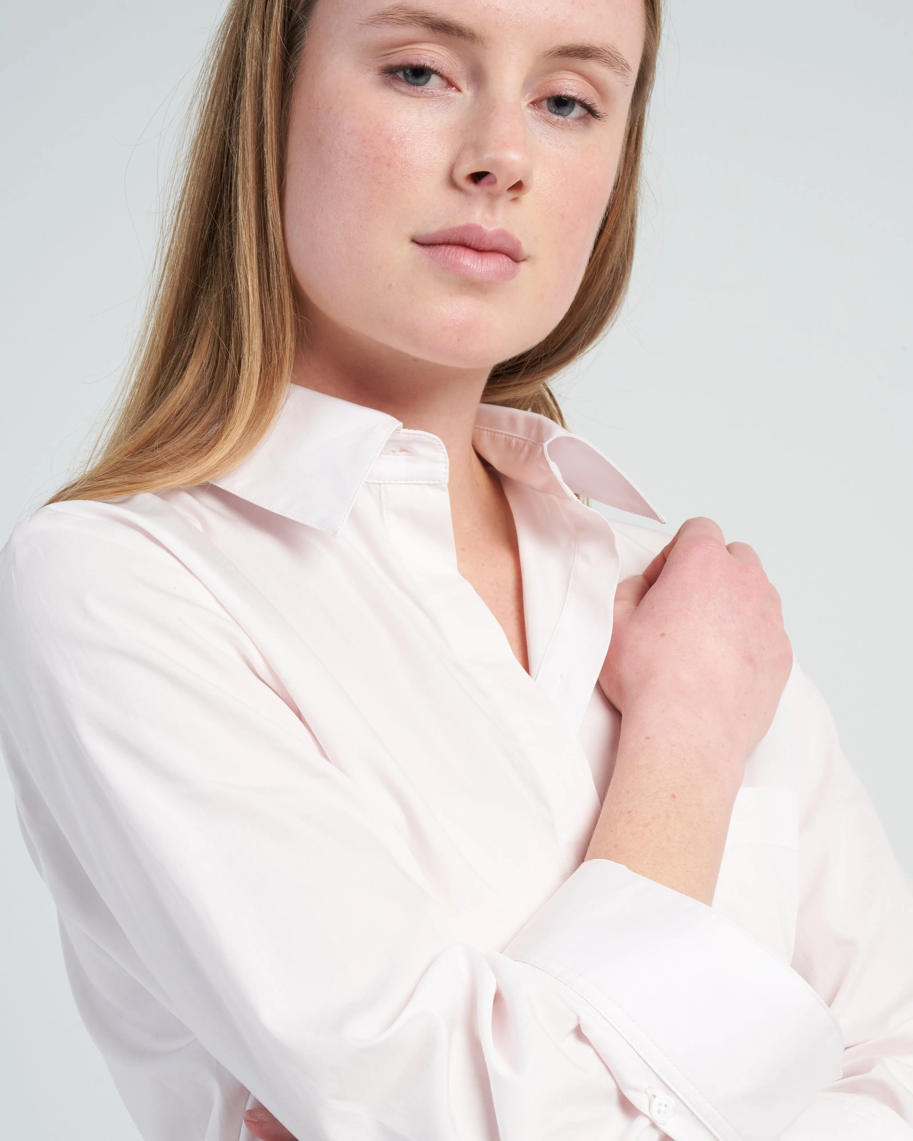 boyfriend shirt - baby pink