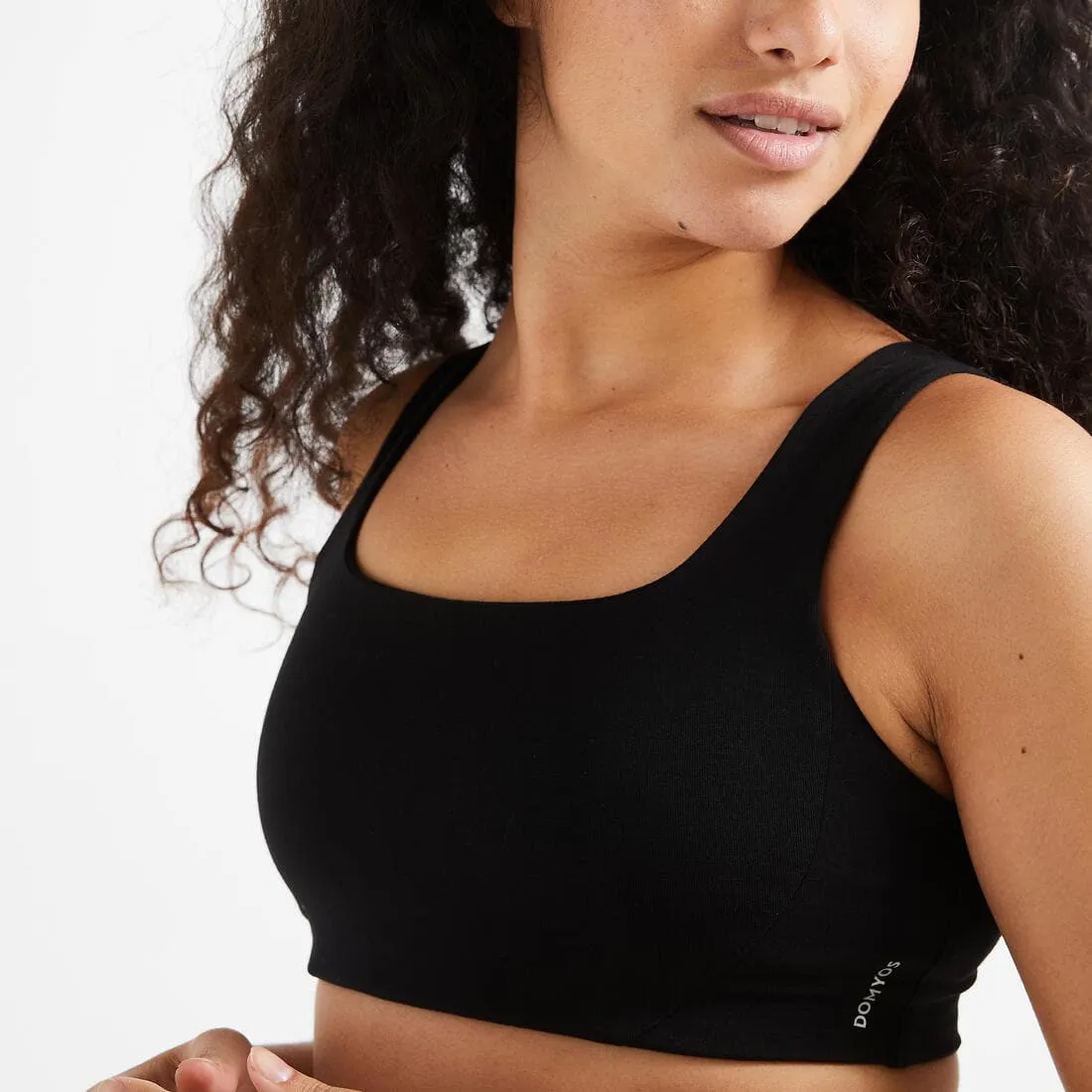 Brassière fitness maintien léger 120 grise