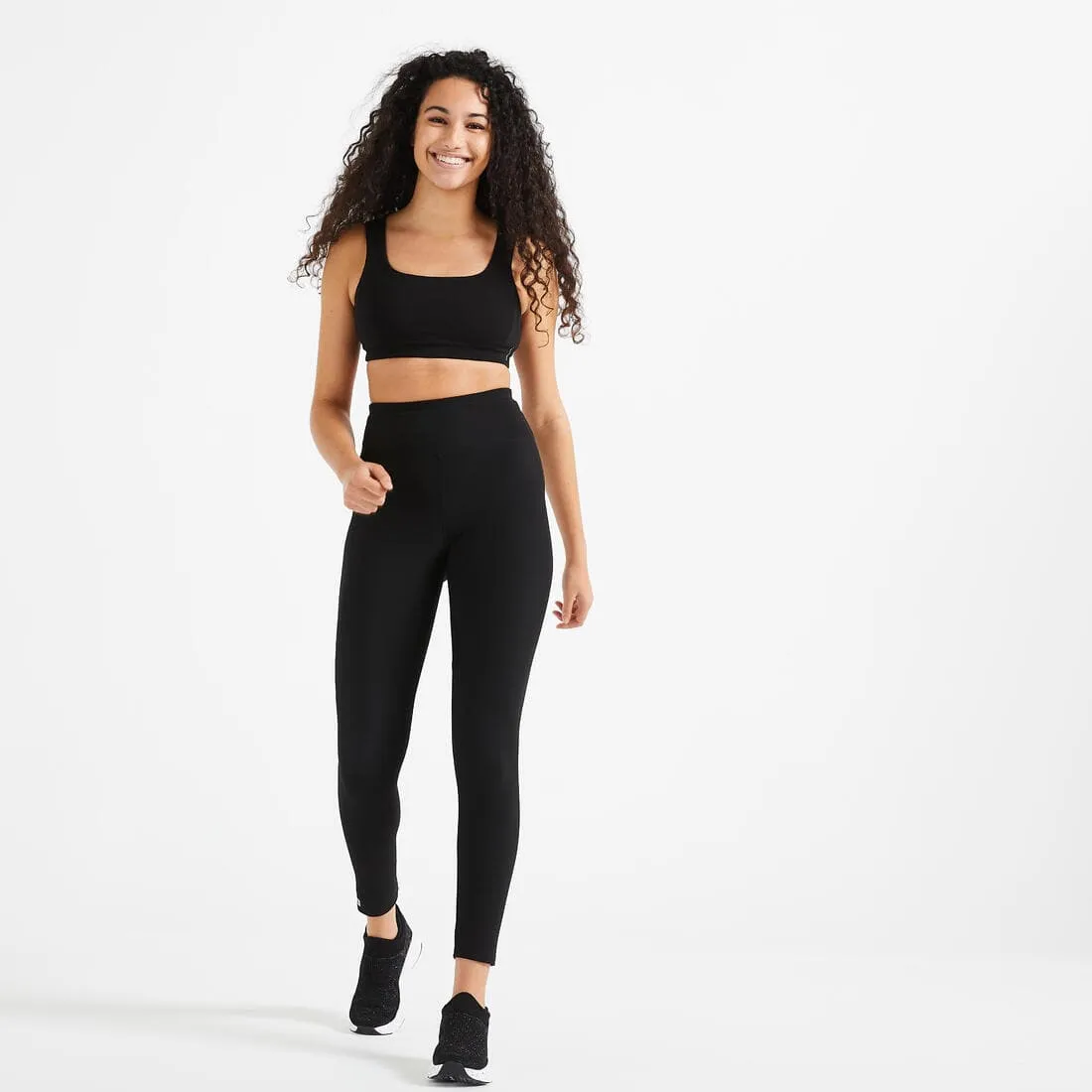 Brassière fitness maintien léger 120 grise