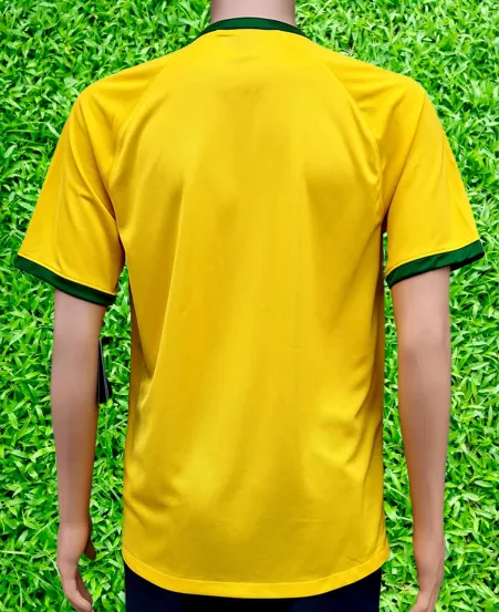 BRAZIL 2014 FIFA WORLD CUP 4TH PLACE HOME JERSEY NIKE SHIRT CAMISA MEDIUM # 575280-703 SOLD !!