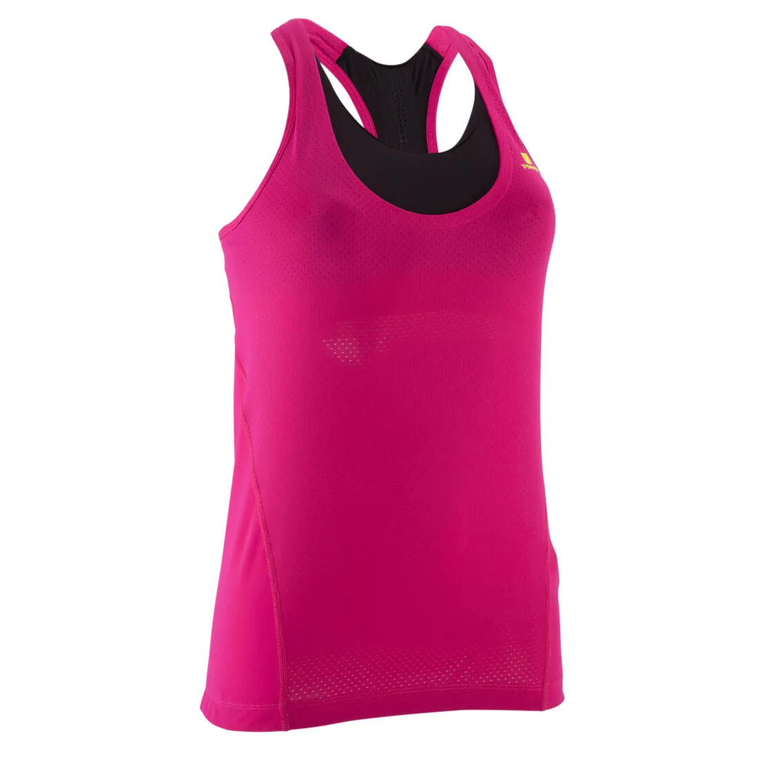 Breathe Booster Women's Fitness Tank Top - Pink Black