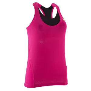 Breathe Booster Women's Fitness Tank Top - Pink Black