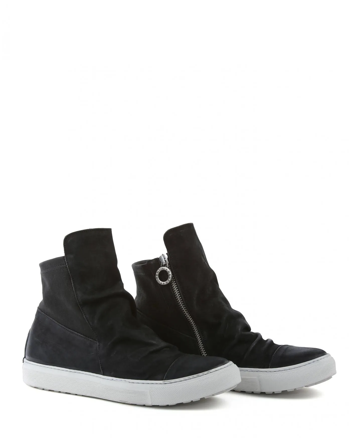 BRET Black Leather Sneaker Boots