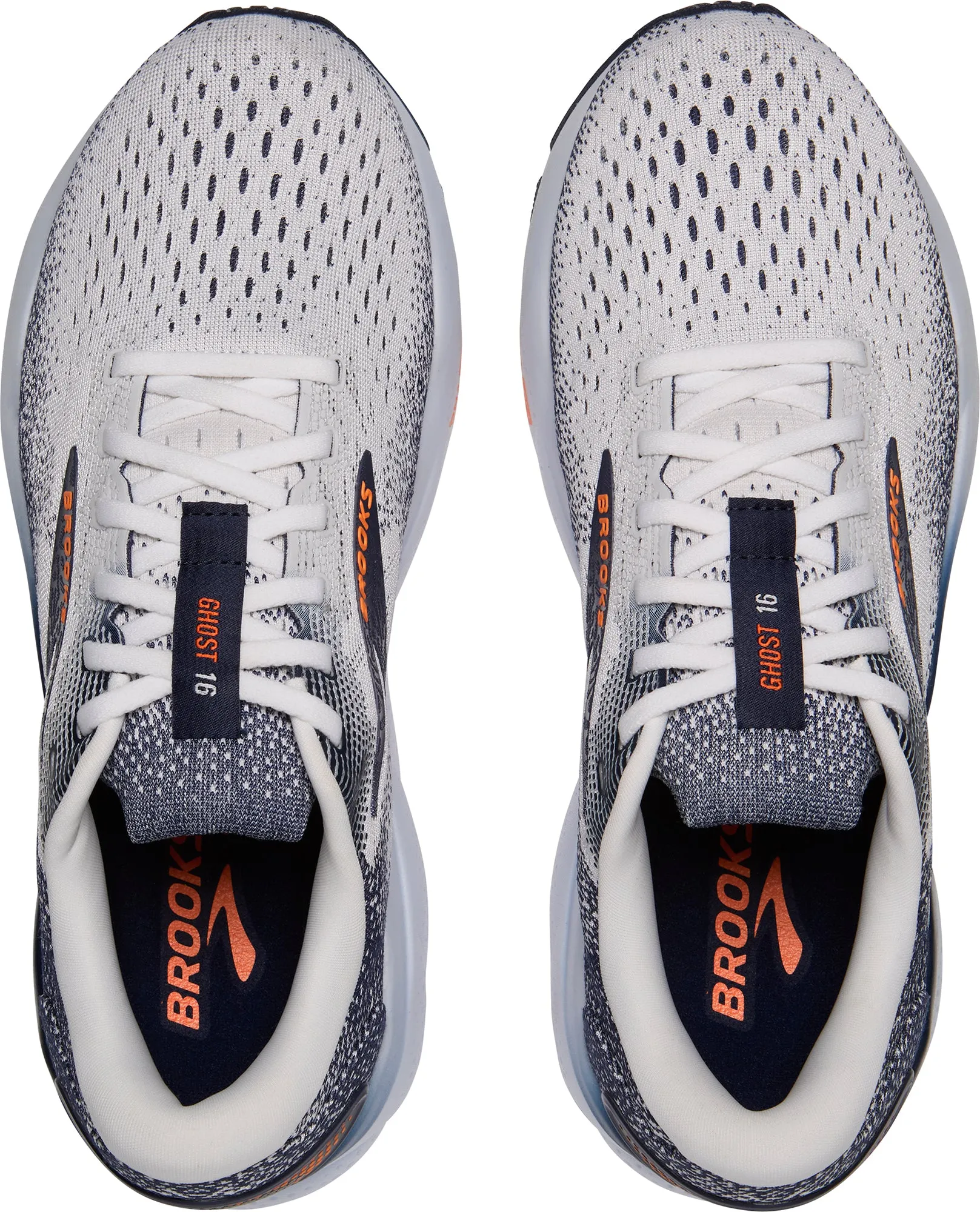 Brooks Ghost 16 Mens Running Shoes - White
