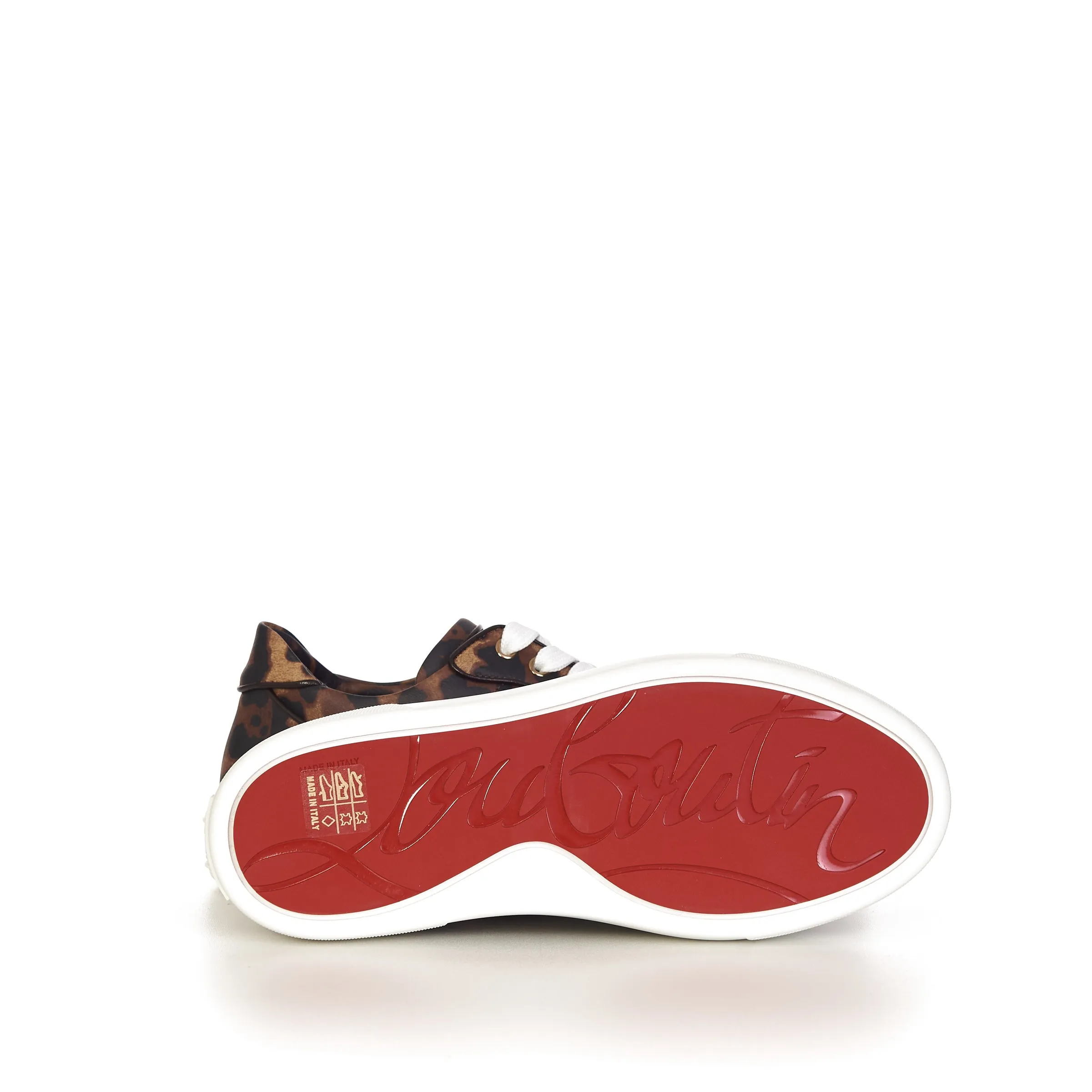 Brown Leopard Vieirissima Orlato Flat Sneakers