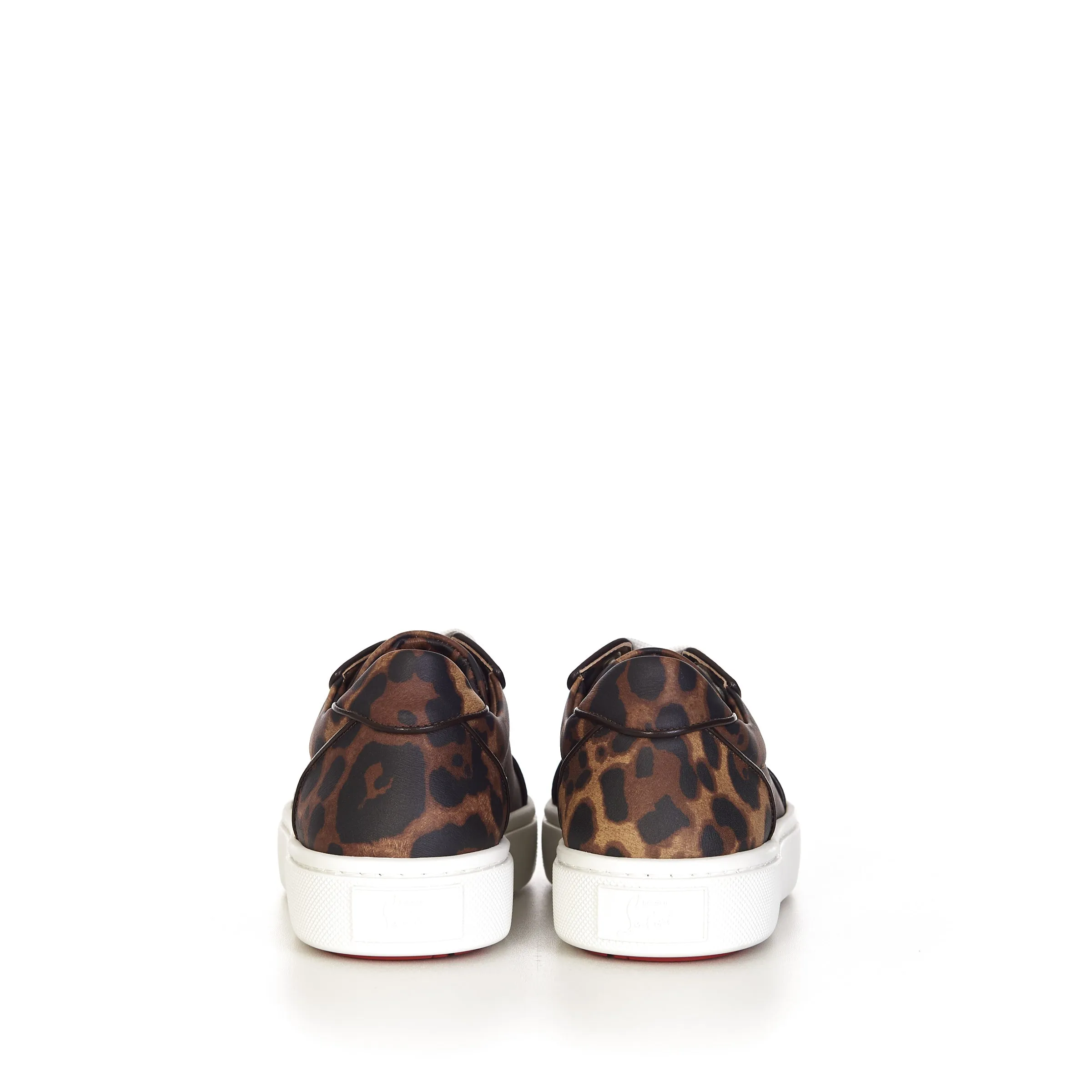 Brown Leopard Vieirissima Orlato Flat Sneakers
