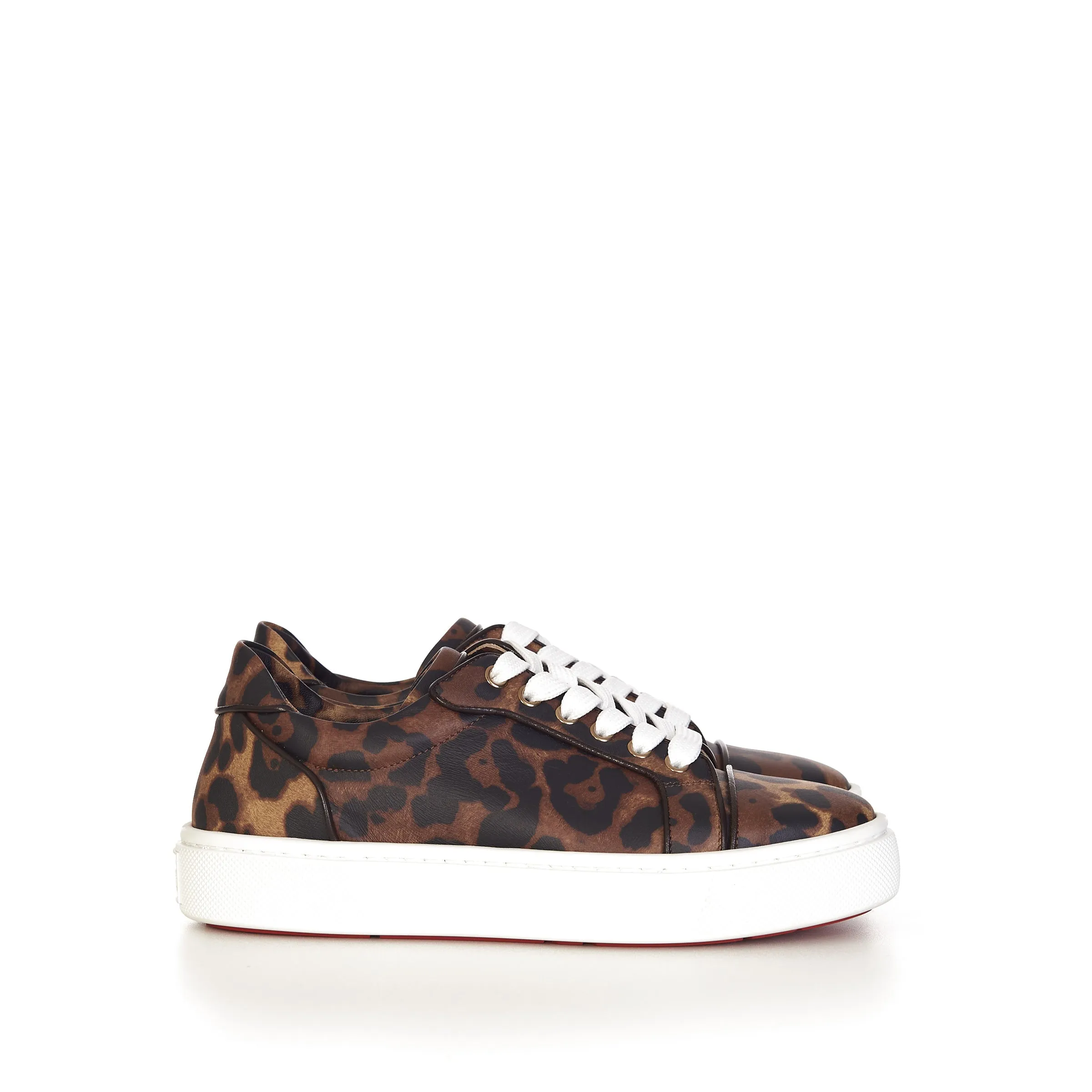 Brown Leopard Vieirissima Orlato Flat Sneakers