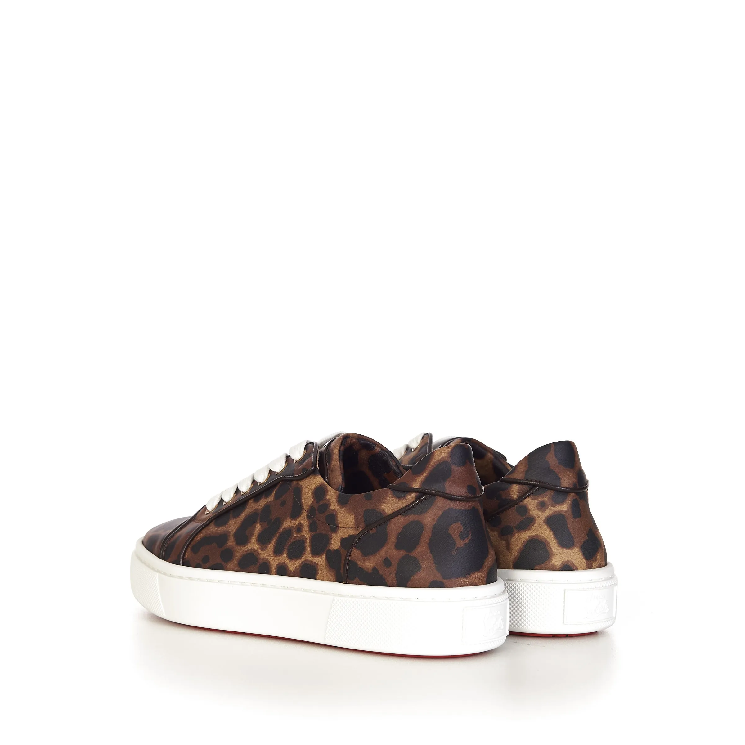 Brown Leopard Vieirissima Orlato Flat Sneakers