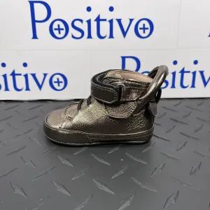 Buscemi Baby 100MM Baby Metal Bronze Leather Sneakers