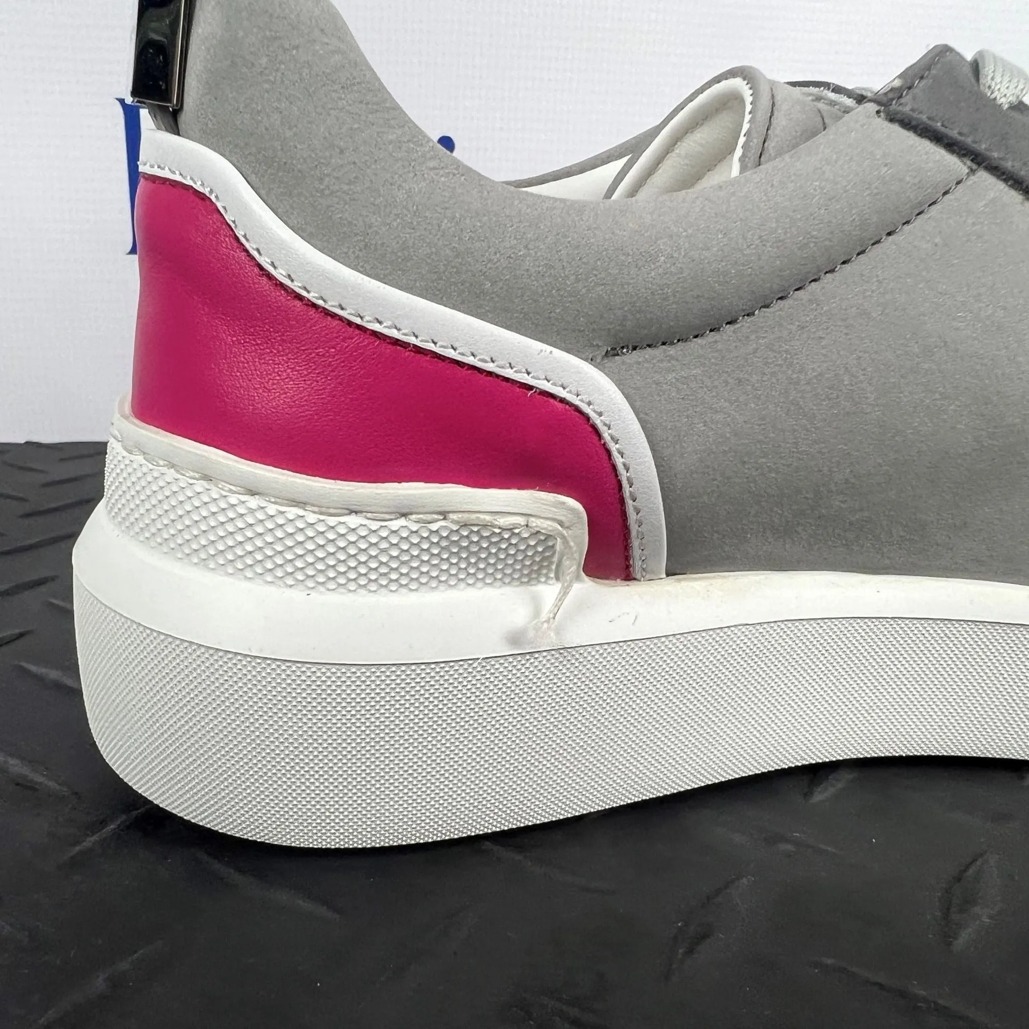 Buscemi Womens Ninna Fucsia Trio Leather Sneakers w/ Defect