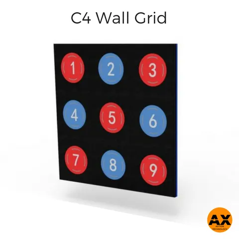 C4 Fitness Tile - Combo Floor Wall Grid