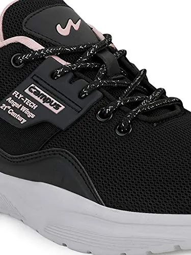 Campus Women's Claire BLK/Peach Running Shoes -7 UK/India