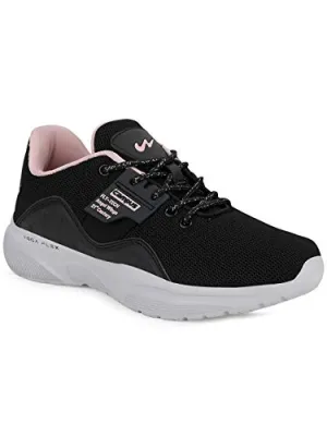 Campus Women's Claire BLK/Peach Running Shoes -7 UK/India
