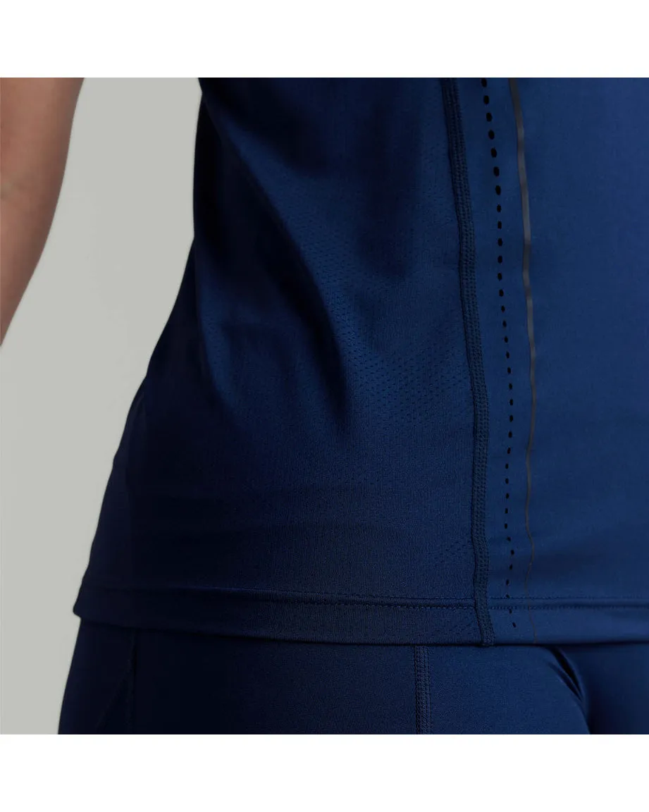 Clique Zone Short Sleeve Tee - French Navy