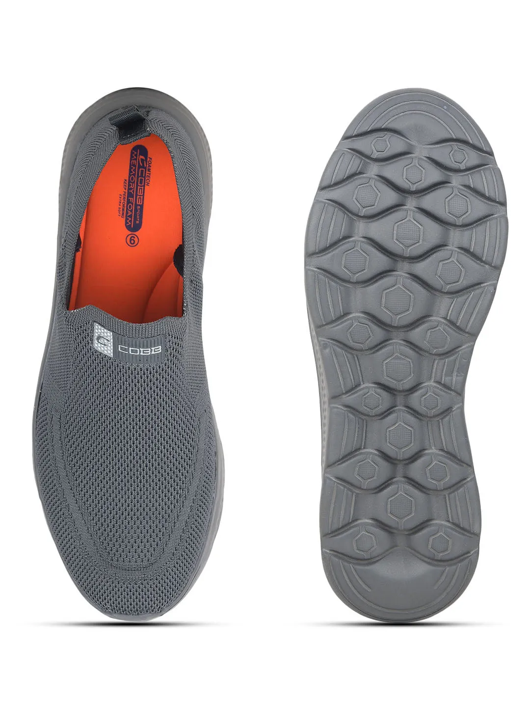 COBB MEN'S DARK GREY WALKING SHOES