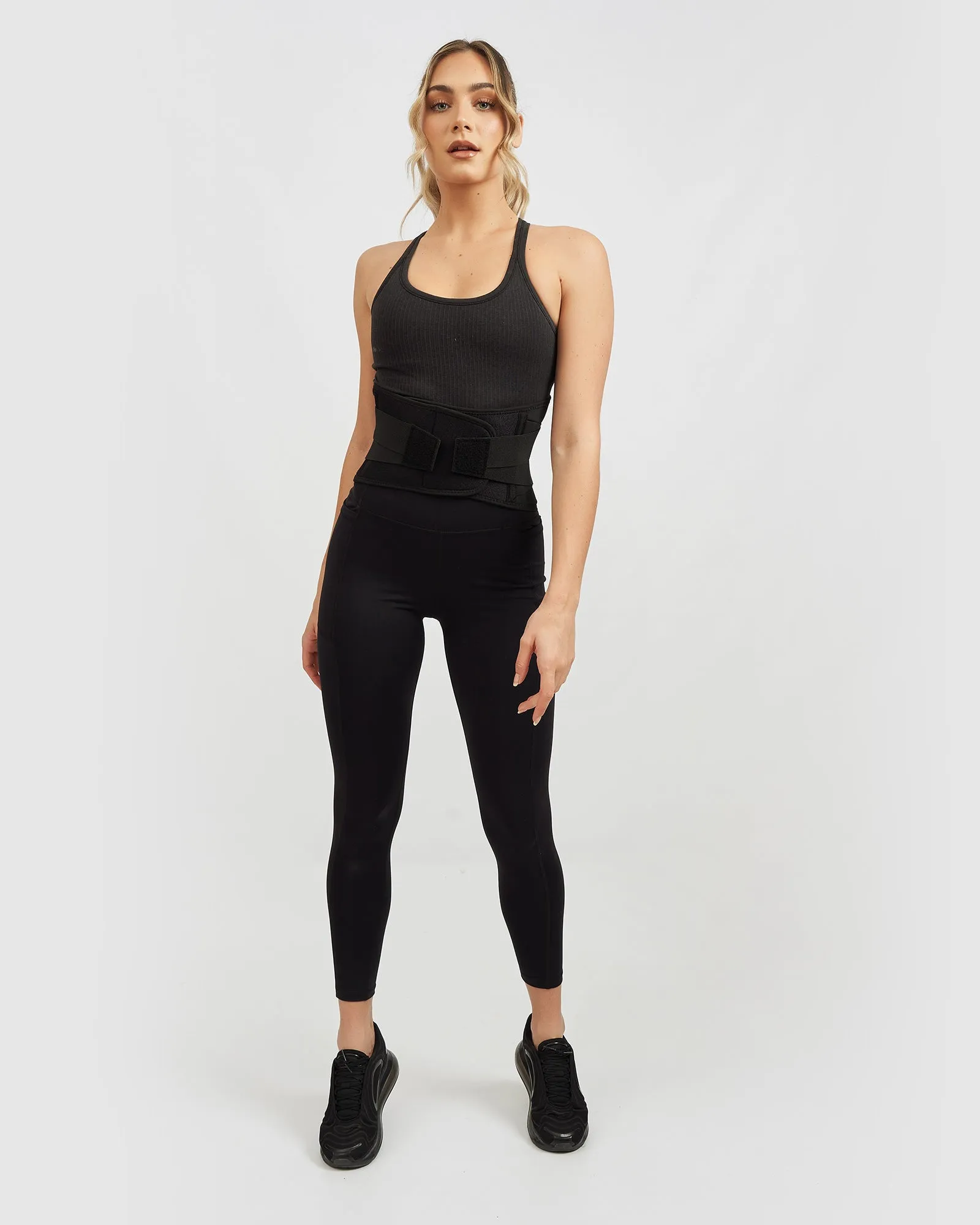 Core Trainer Lower Back Support Band Black