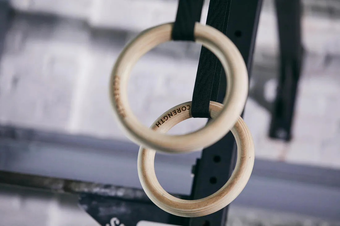 Cross Training Fitness Rings - Wood