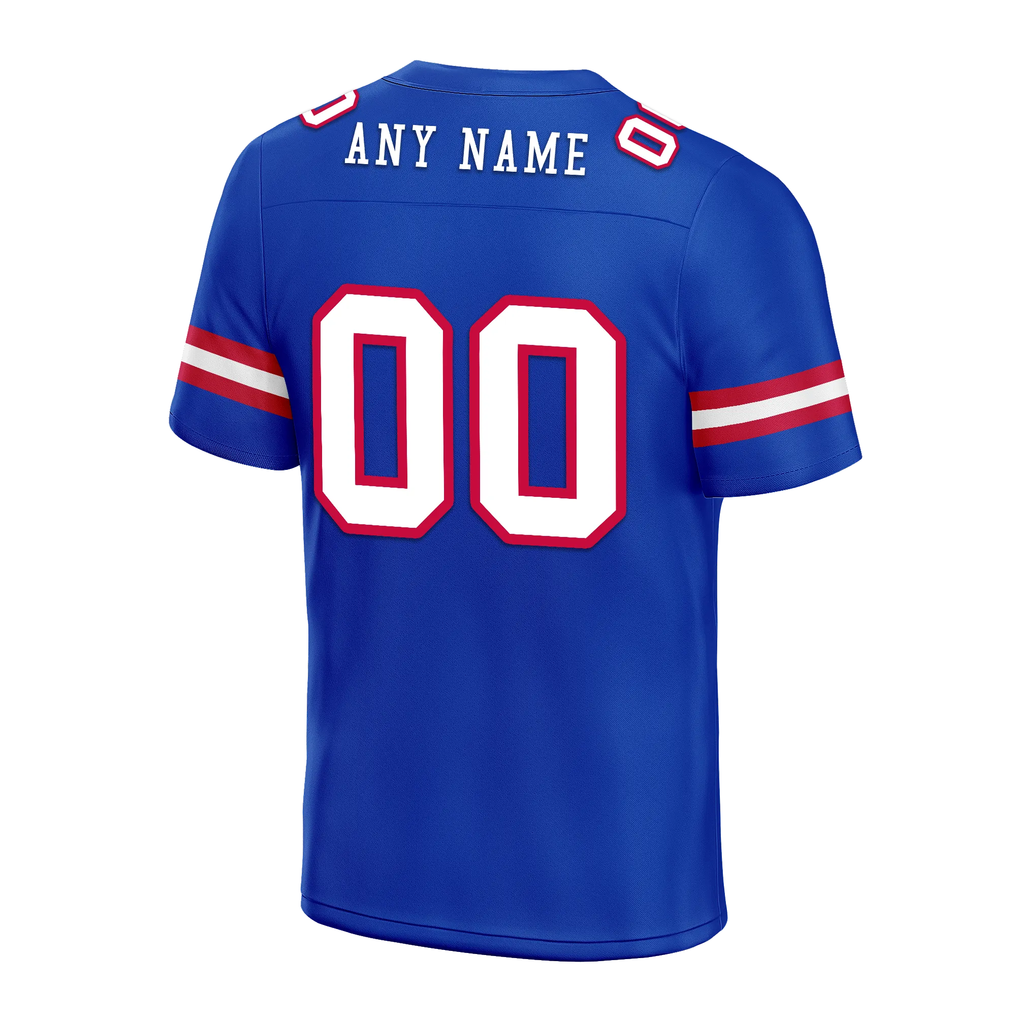 Custom Blue Classic Style Personalized Authentic Football Jersey FBJ02-bd0a70ca