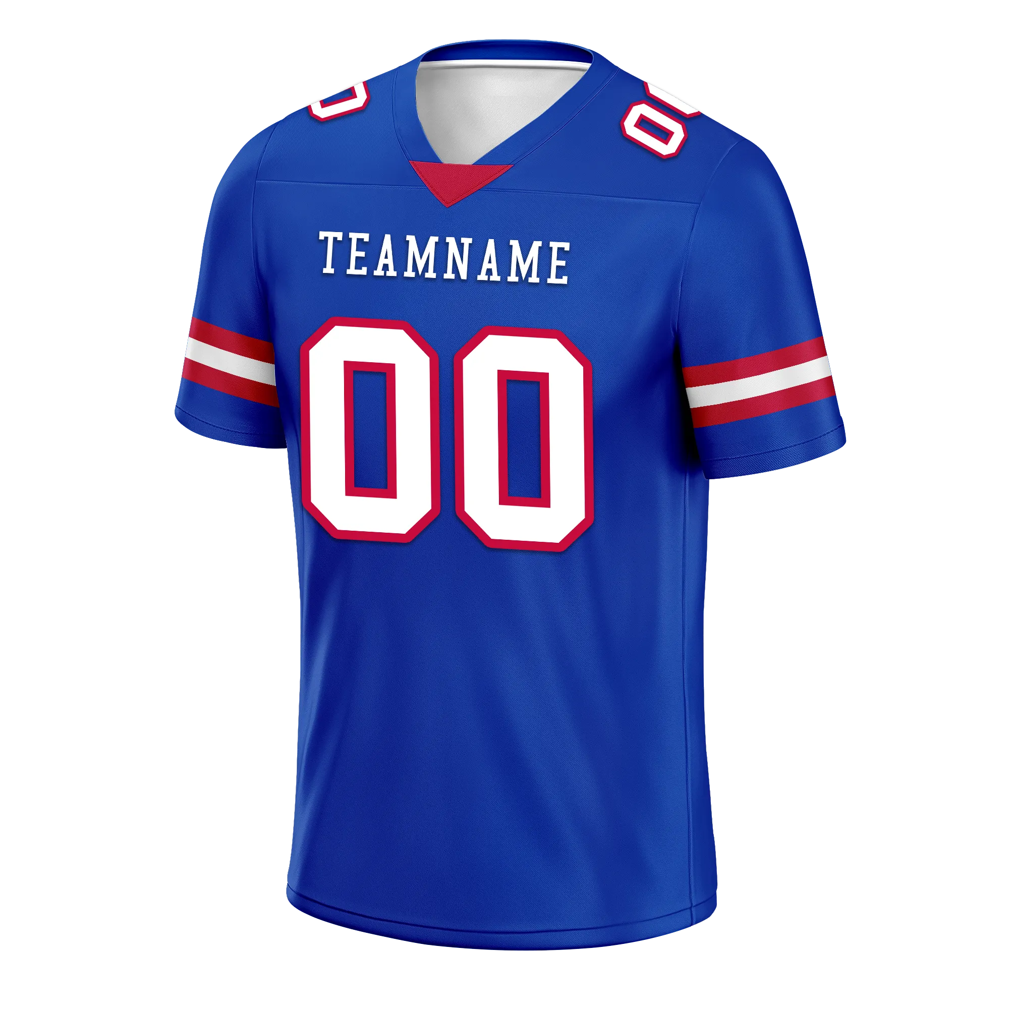 Custom Blue Classic Style Personalized Authentic Football Jersey FBJ02-bd0a70ca