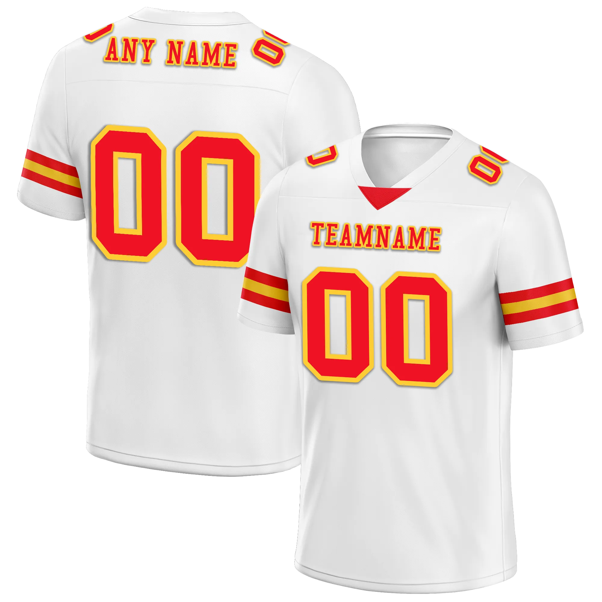 Custom White Classic Style Personalized Authentic Football Jersey FBJ02-bd0a70bd