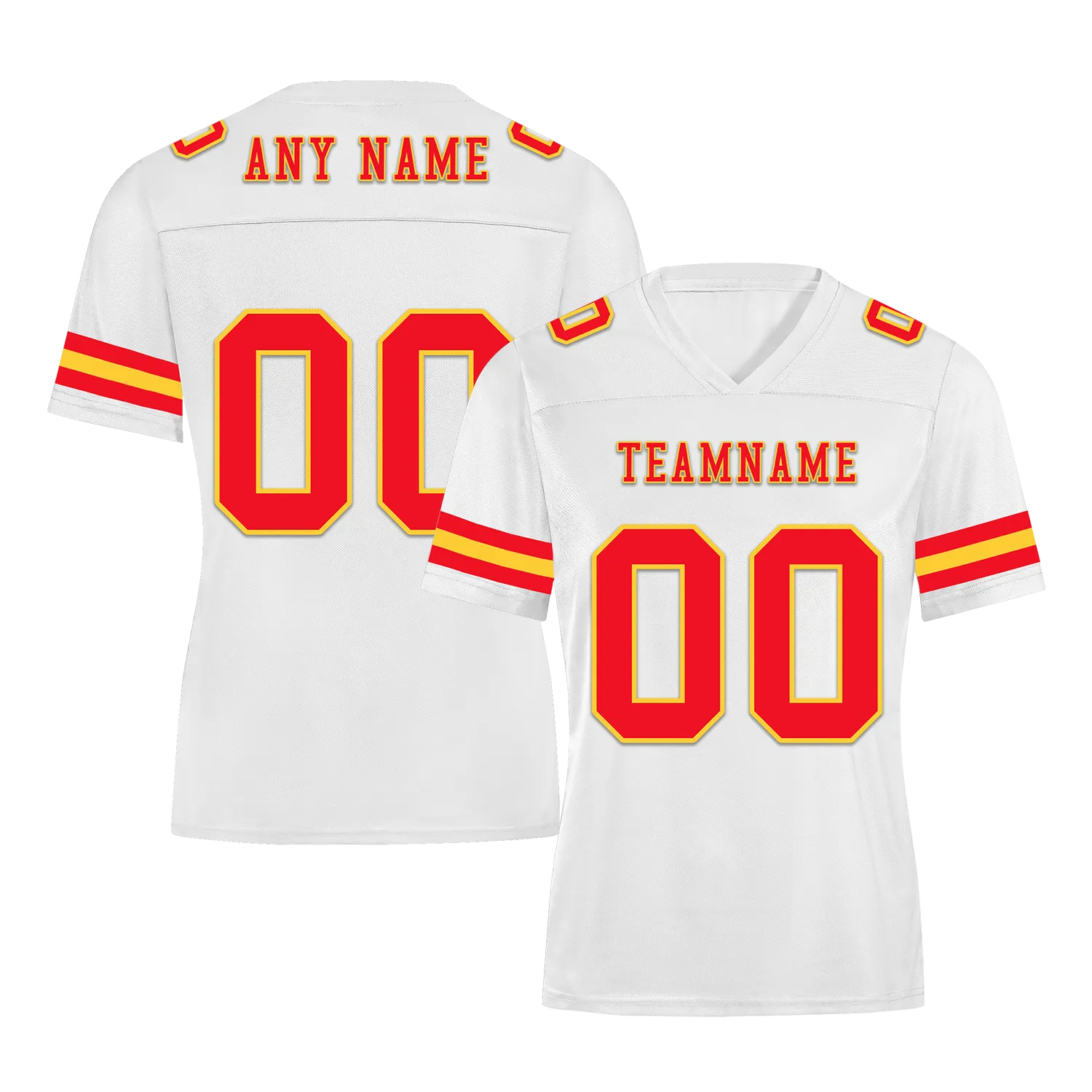 Custom White Classic Style Personalized Authentic Football Jersey FBJ02-bd0a70bd