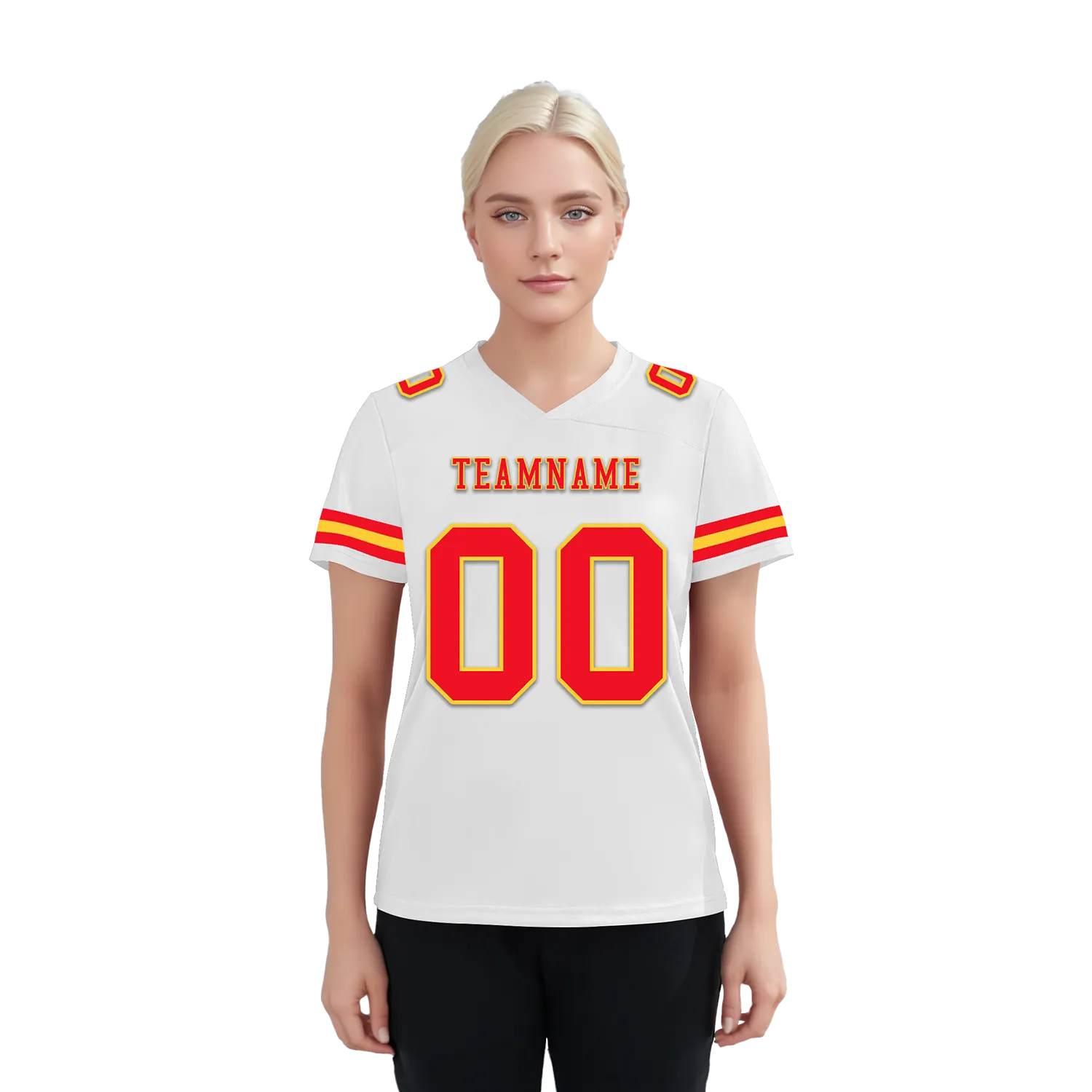 Custom White Classic Style Personalized Authentic Football Jersey FBJ02-bd0a70bd