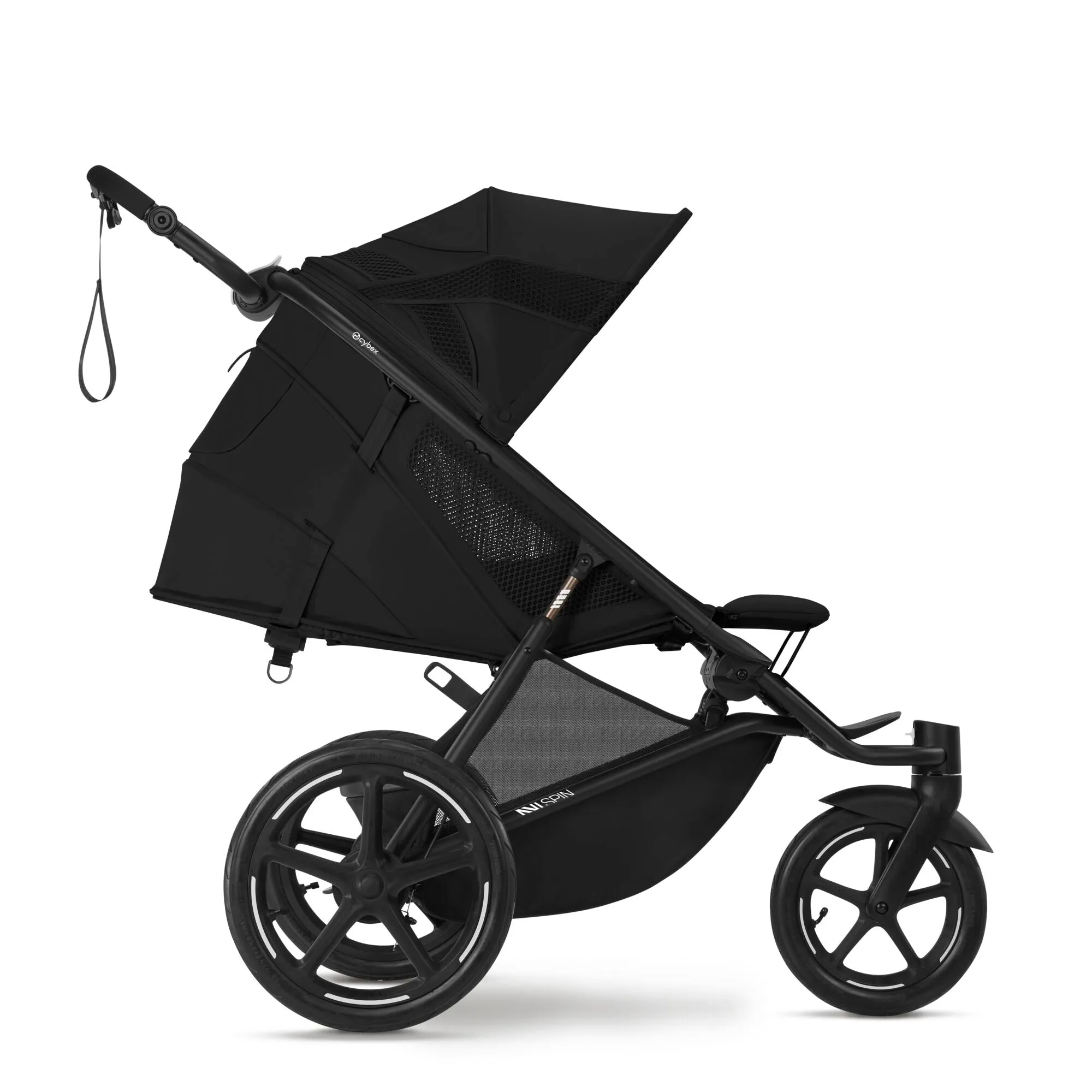 Cybex AVI Spin Moon Black Bundle with Cloud G Car Seat & Base