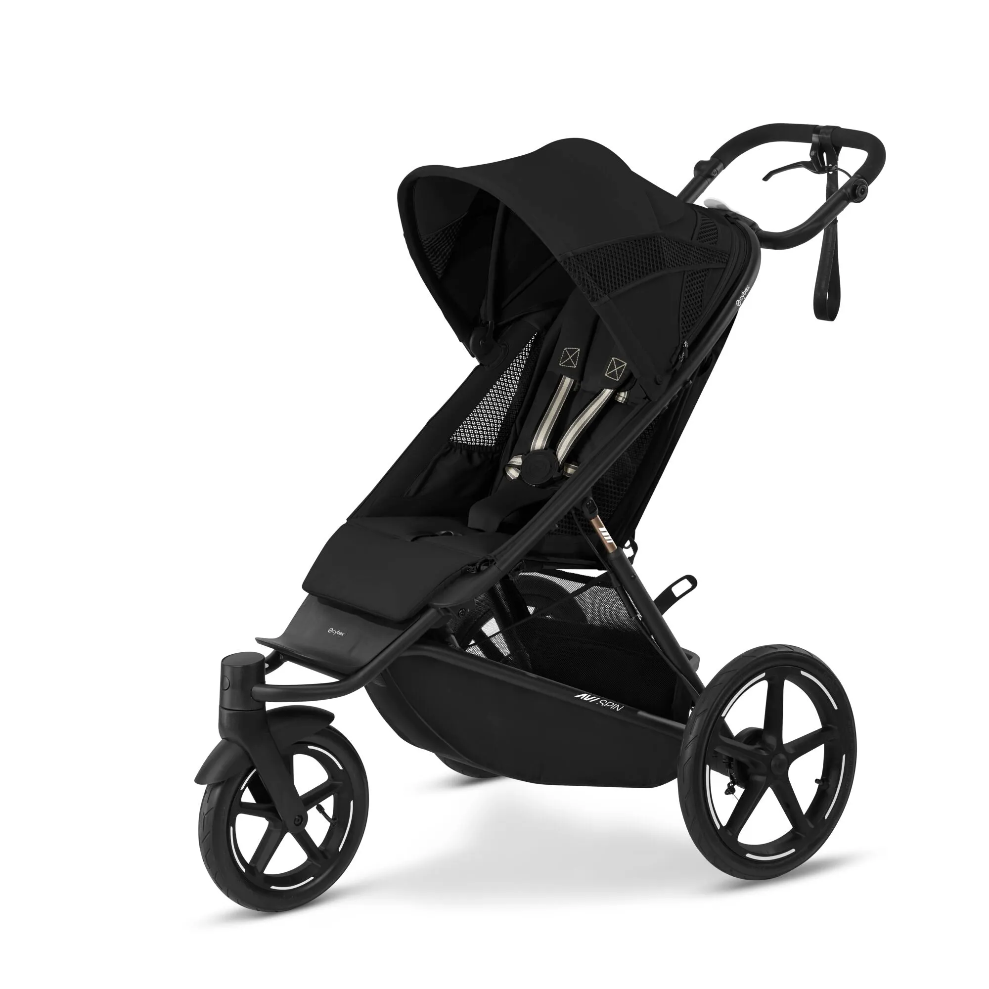 Cybex AVI Spin Moon Black Bundle with Cloud G Car Seat & Base