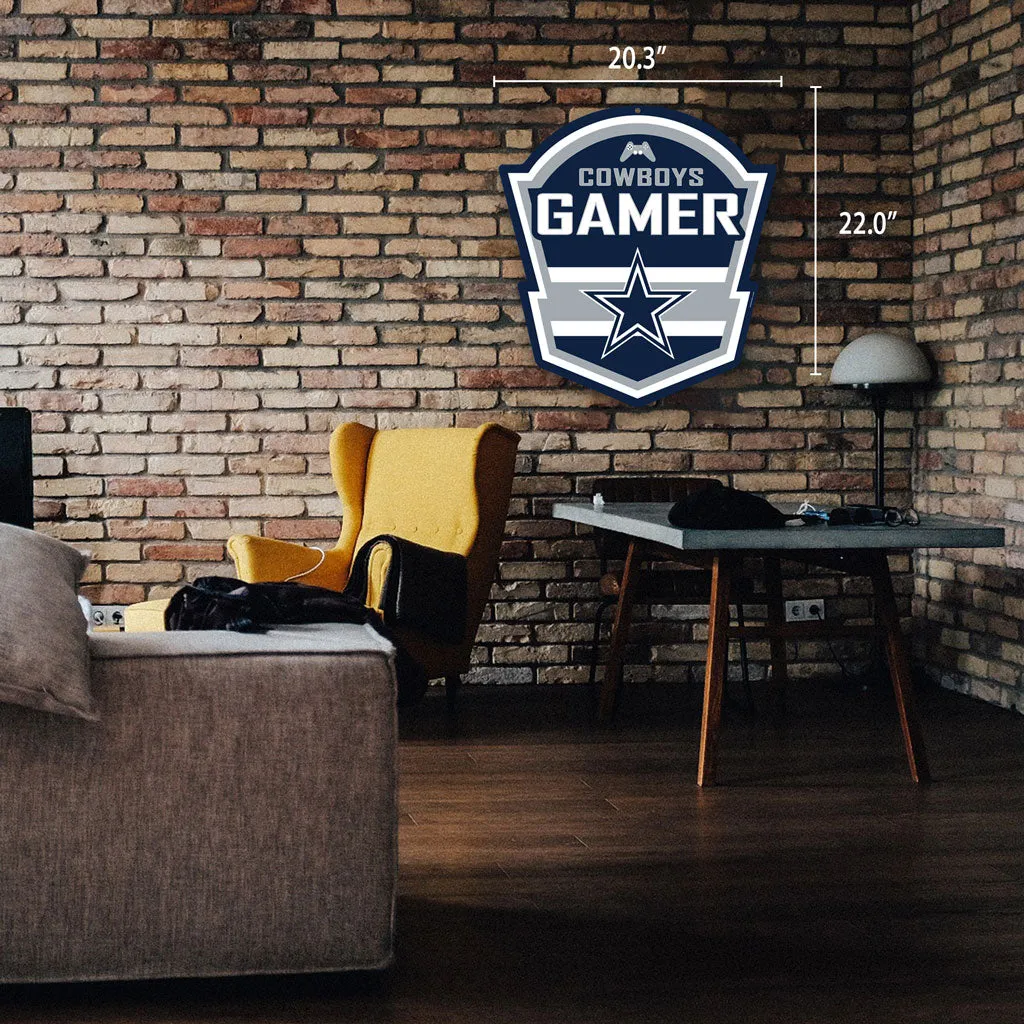 Dallas Cowboys 22" Gaming Sign - PVC