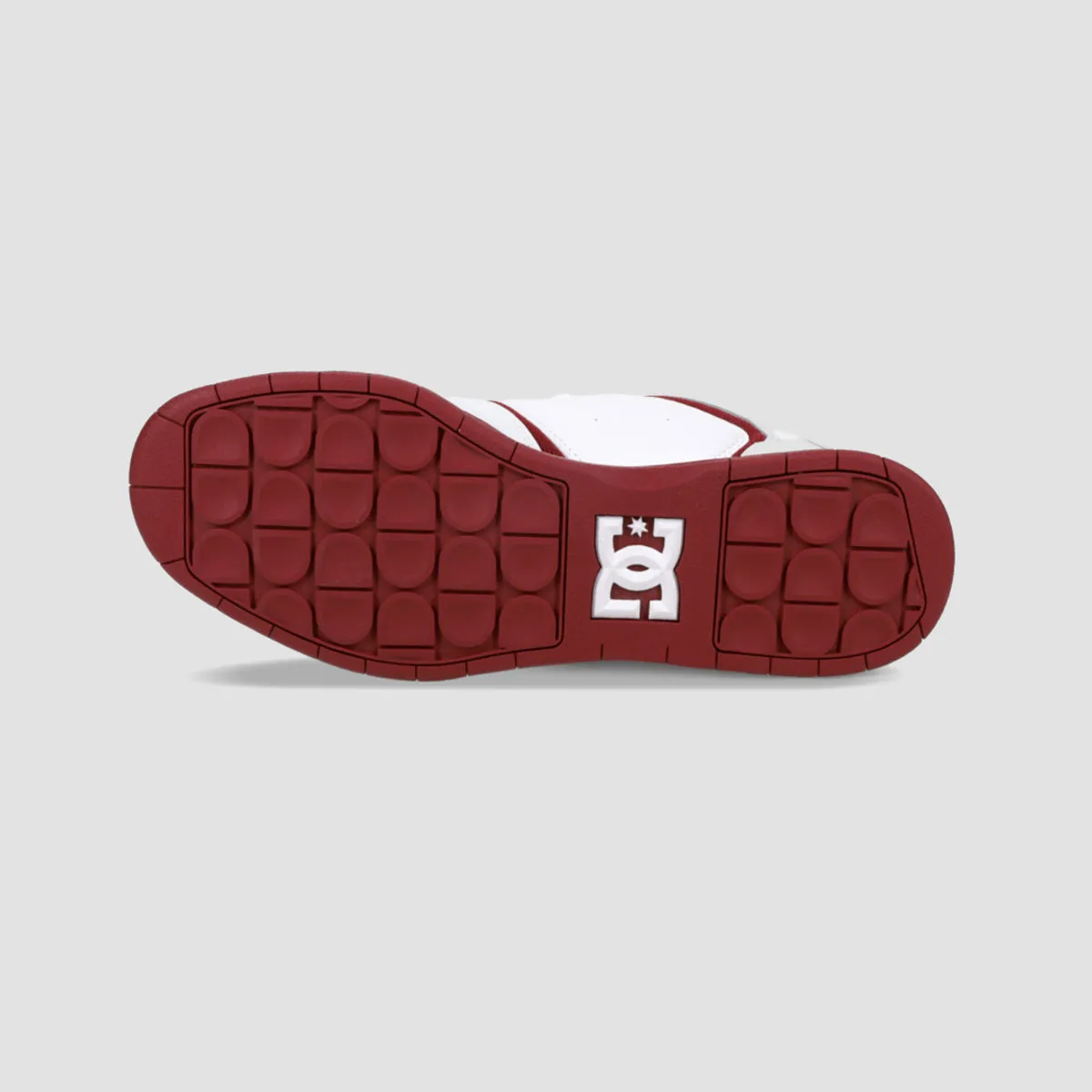 DC Central Shoes - White/Purple Wine