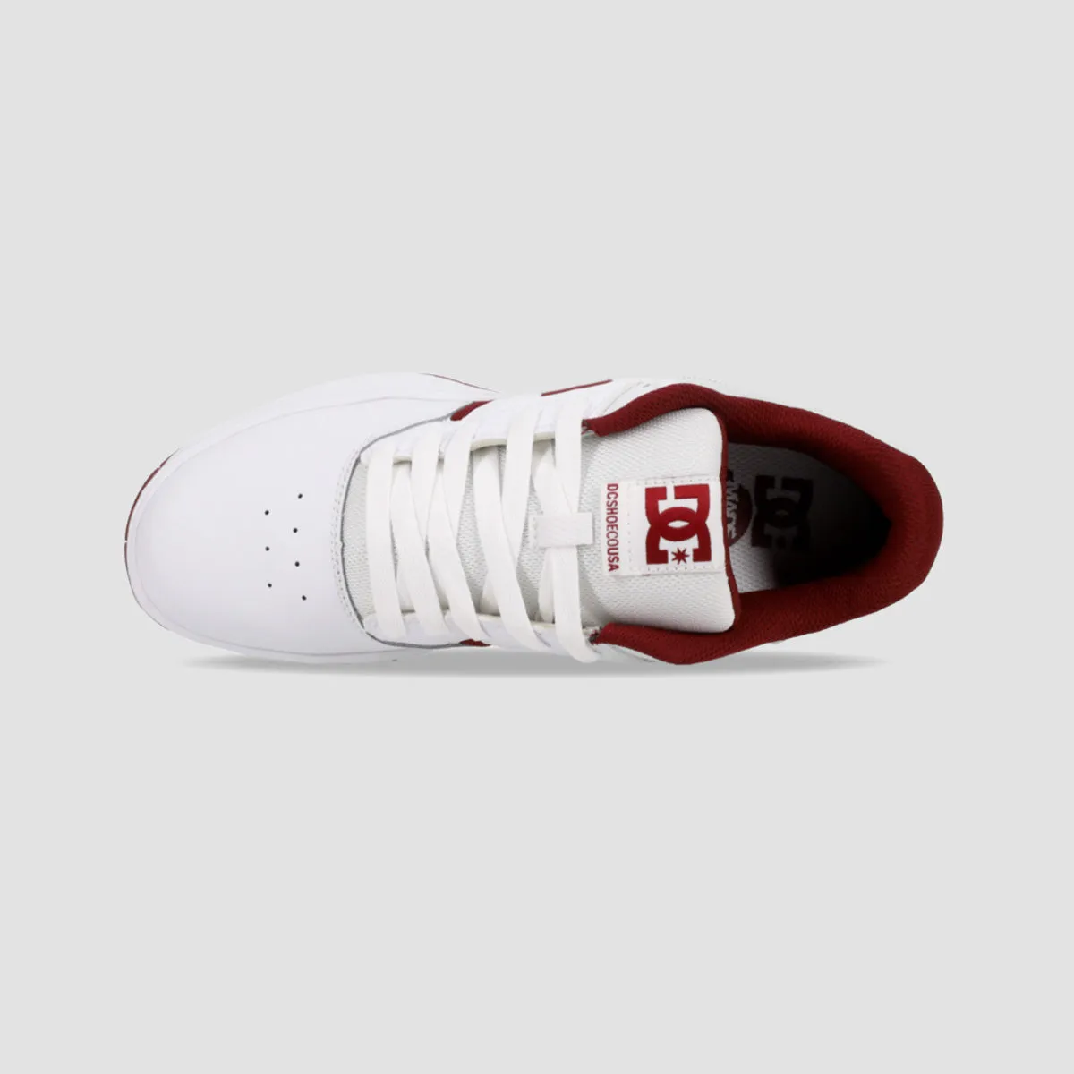 DC Central Shoes - White/Purple Wine