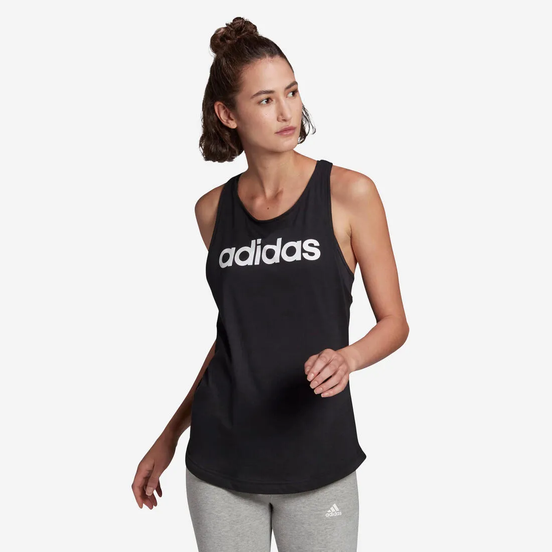 DEBARDEUR DE FITNESS SOFT TRAINING ADIDAS FEMME NOIR