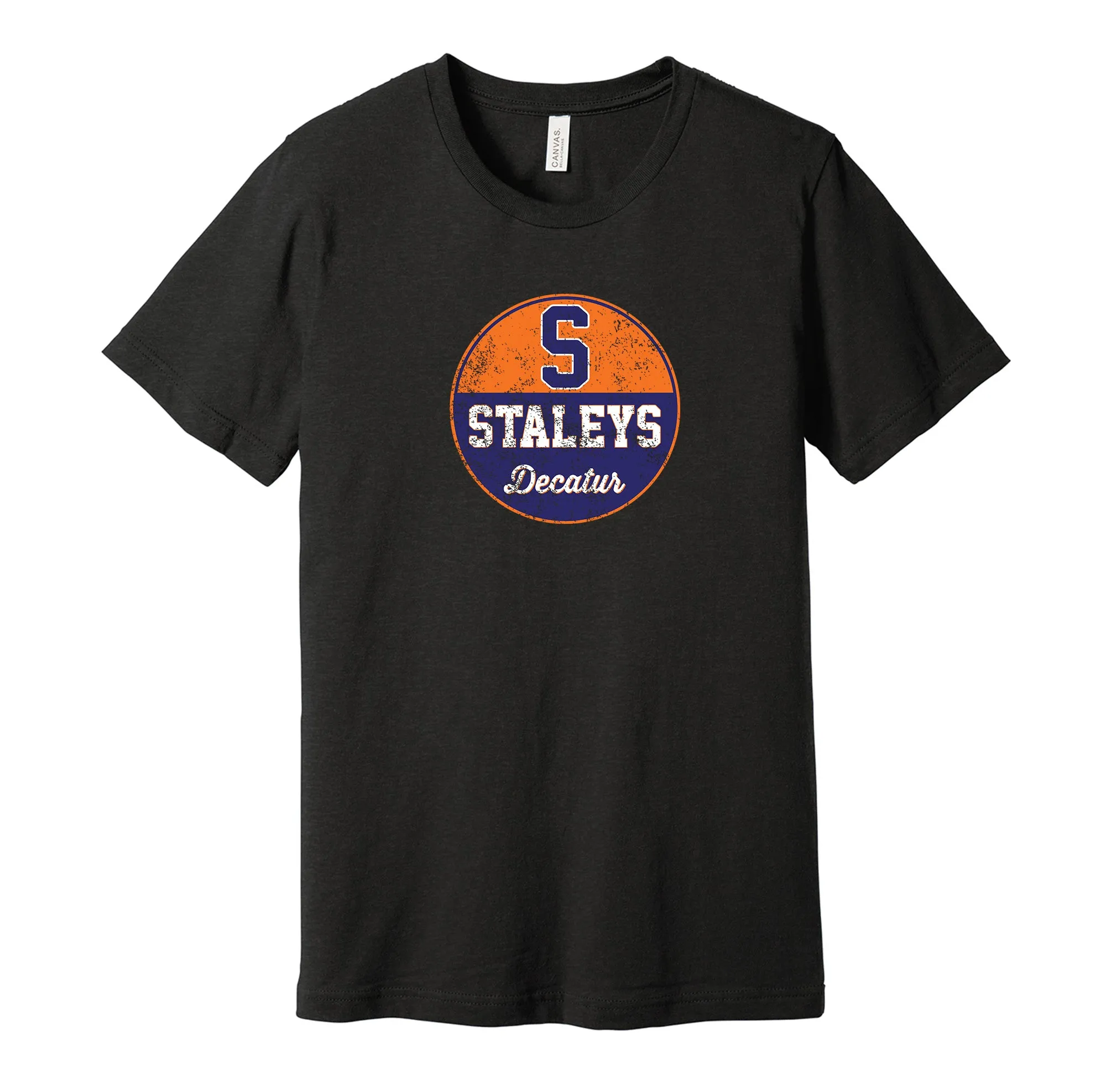 Decatur Staleys Distressed Logo Shirt - Defunct Football Team - Celebrate Chicago Heritage and History - Hyper Than Hype