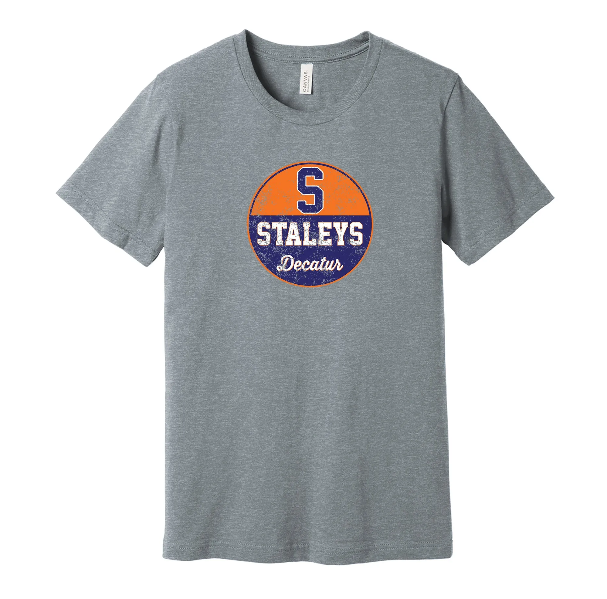 Decatur Staleys Distressed Logo Shirt - Defunct Football Team - Celebrate Chicago Heritage and History - Hyper Than Hype