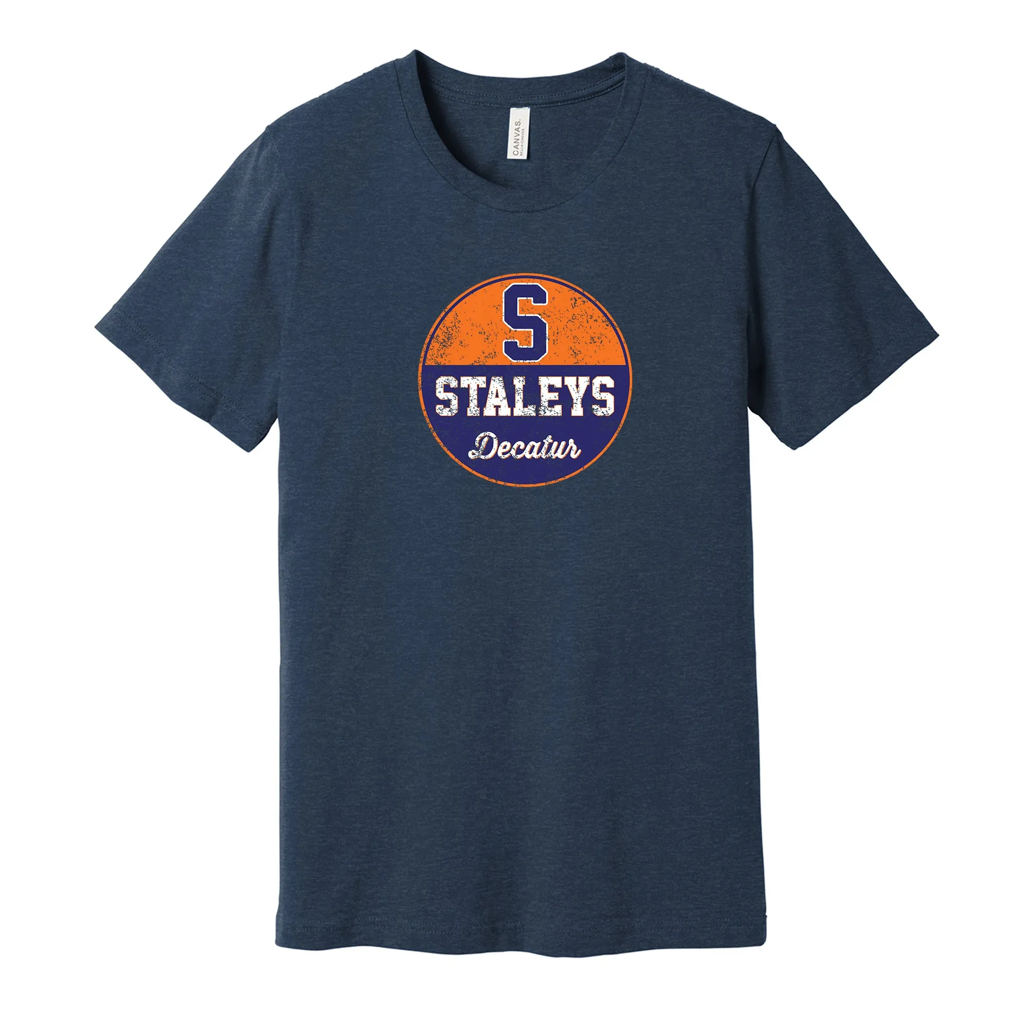 Decatur Staleys Distressed Logo Shirt - Defunct Football Team - Celebrate Chicago Heritage and History - Hyper Than Hype