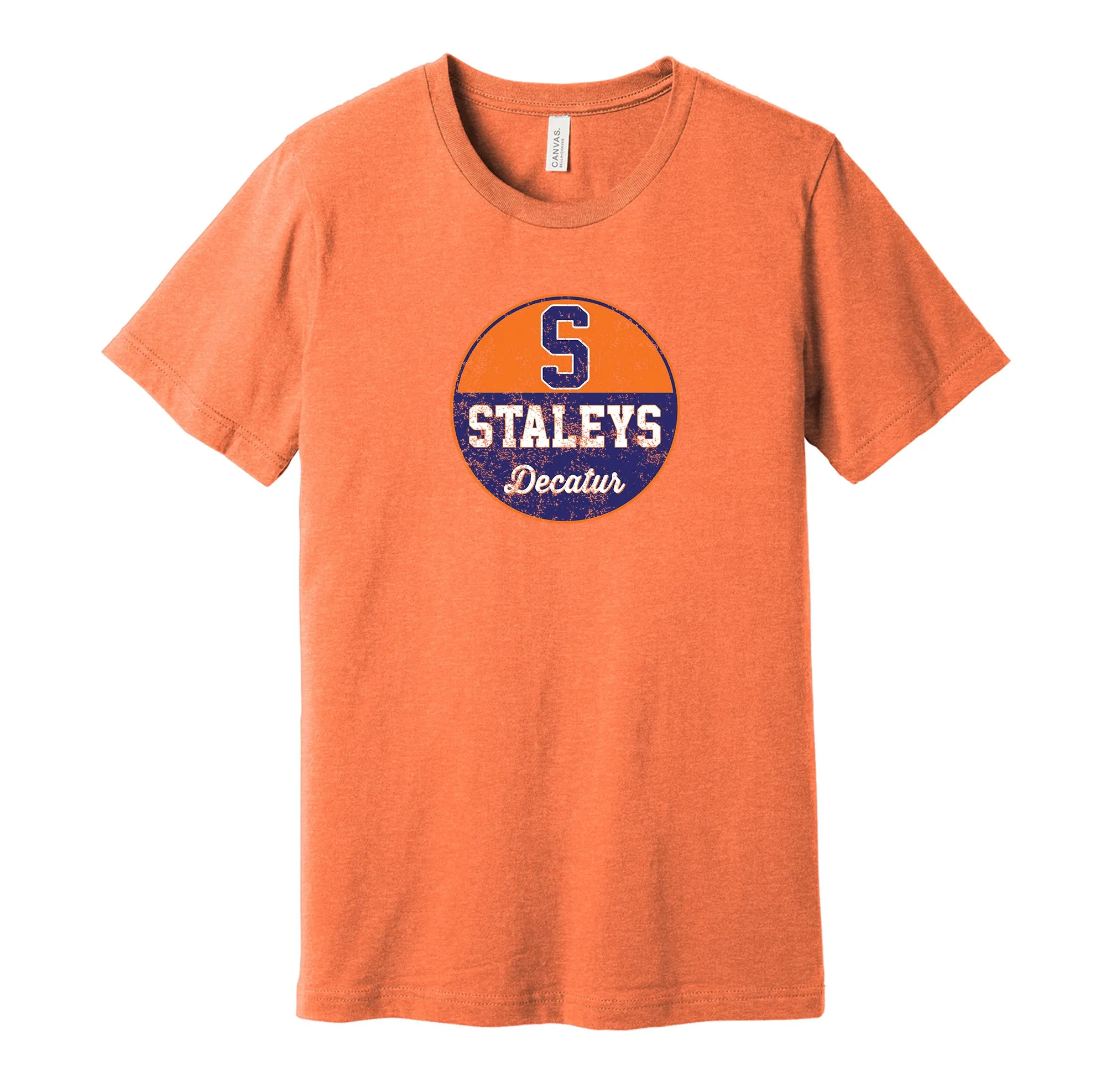 Decatur Staleys Distressed Logo Shirt - Defunct Football Team - Celebrate Chicago Heritage and History - Hyper Than Hype
