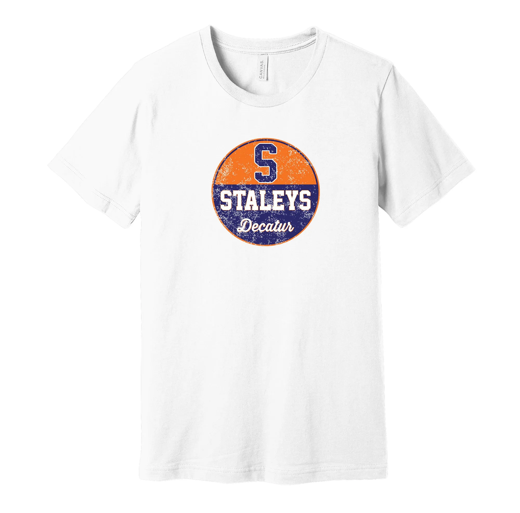 Decatur Staleys Distressed Logo Shirt - Defunct Football Team - Celebrate Chicago Heritage and History - Hyper Than Hype