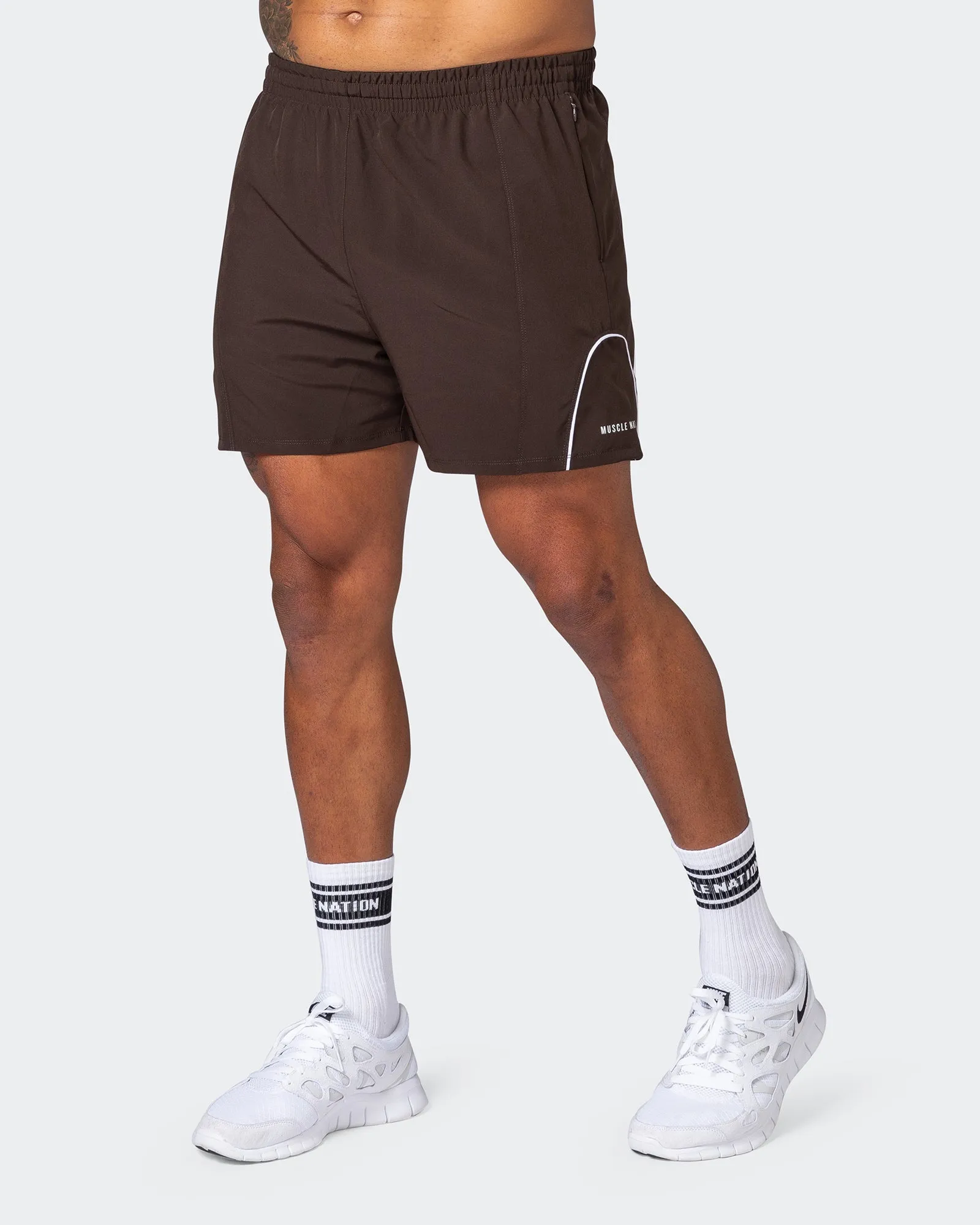 Deuce Training Shorts - Cocoa