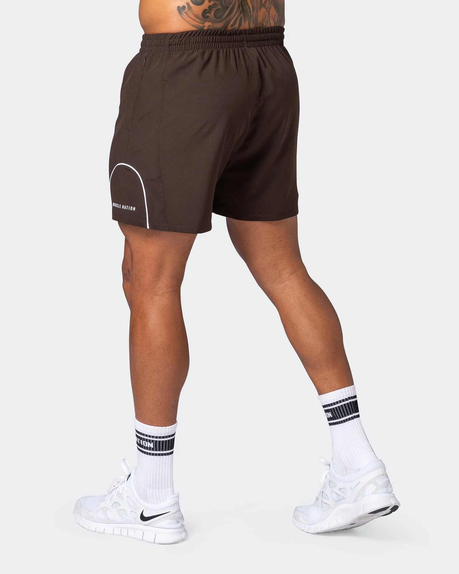 Deuce Training Shorts - Cocoa
